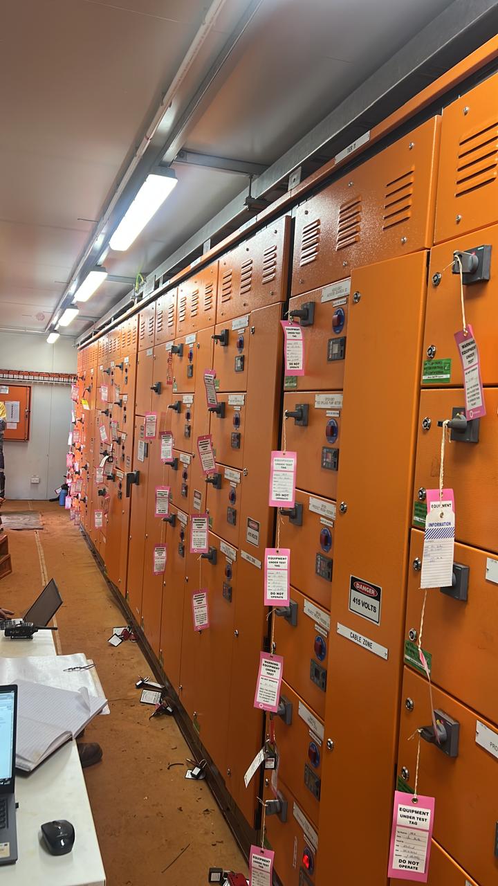 Mining and cement plant automation control room